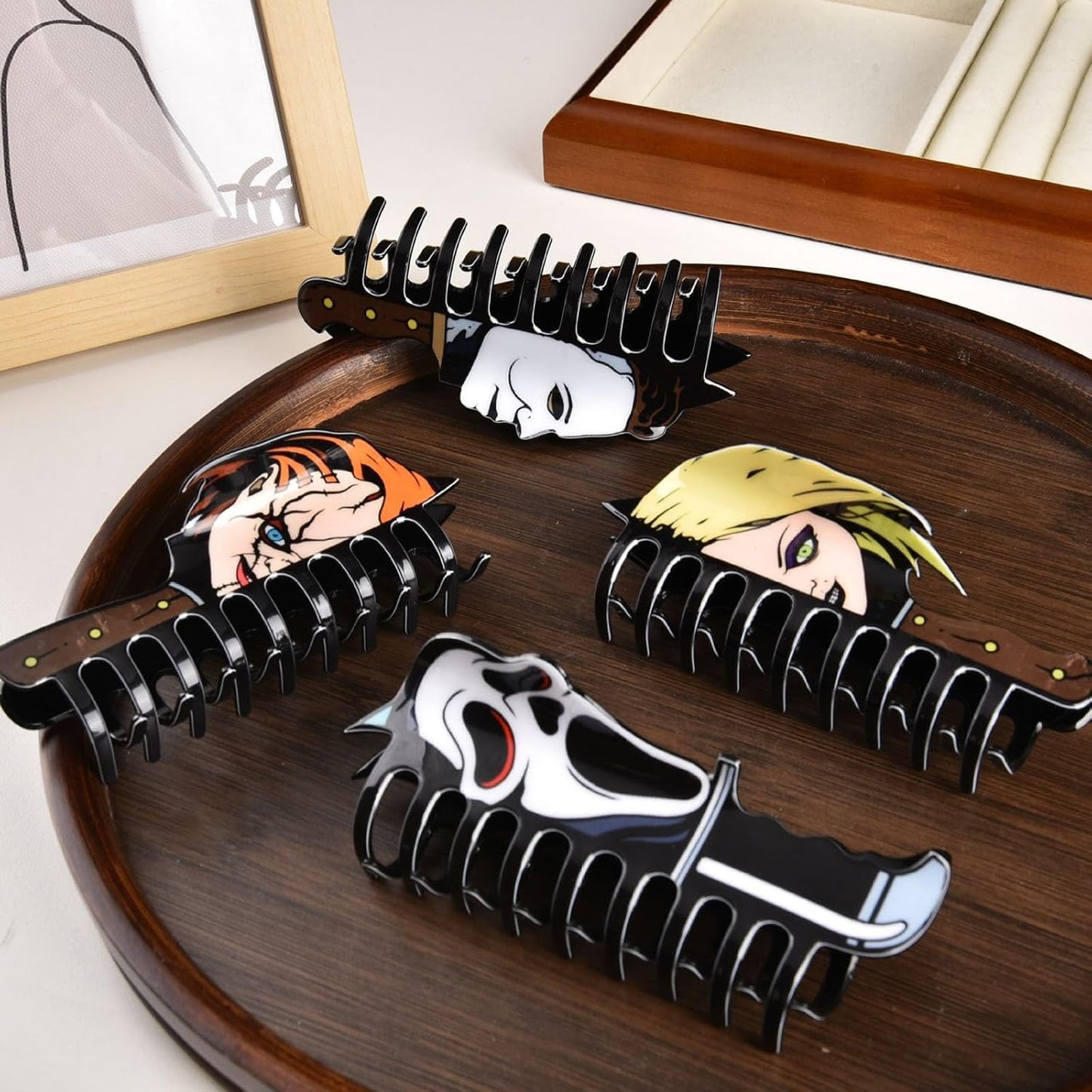 Horror Hair Clips
